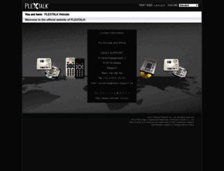 plextalk.com screenshot