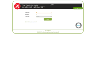 pliadmin.learningindicator.com screenshot