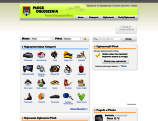 plock.oglaszamy24.pl screenshot