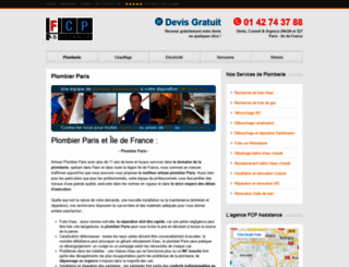 plomberie-plombier-paris.fr screenshot