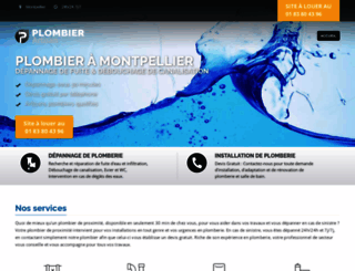 plombier-montpel.fr screenshot