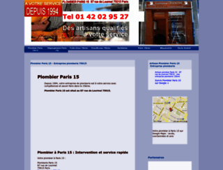 plombier-paris-15.com screenshot