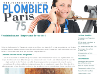 plombierparis-75.com screenshot