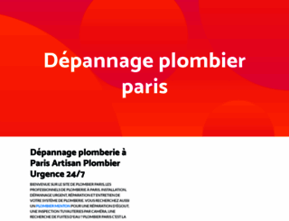 plombiers-parisiens.com screenshot