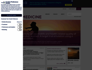 plosmedicine.org screenshot