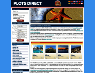 plotsdirect.com screenshot