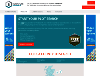 plotsearch.buildstore.co.uk screenshot
