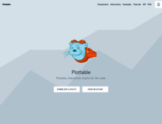 plottablejs.org screenshot