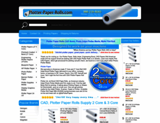 plotter-paper-rolls.com screenshot