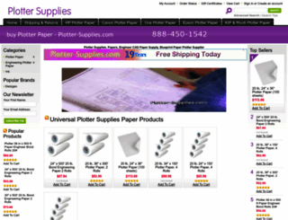 plotter-supplies.com screenshot
