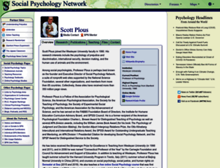 plous.socialpsychology.org screenshot