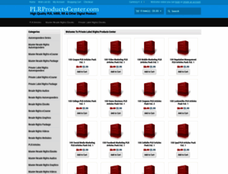 plrproductscenter.com screenshot