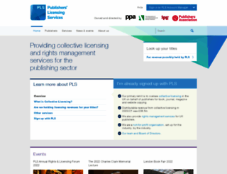 pls.org.uk screenshot