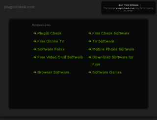 plugincheck.com screenshot