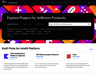 plugins.jetbrains.com screenshot