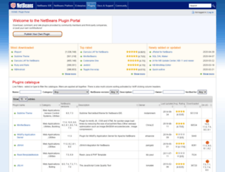 plugins.netbeans.org screenshot