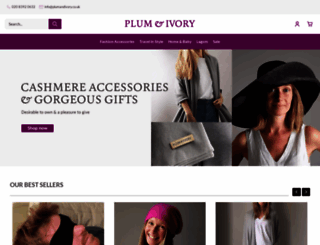 plumandivory.co.uk screenshot