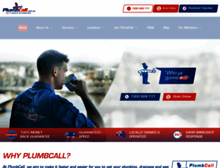 plumbcall.com.au screenshot