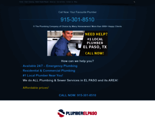 plumber-elpaso.com screenshot