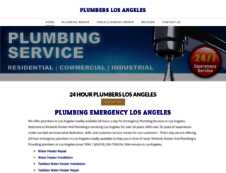 plumber-la.com screenshot