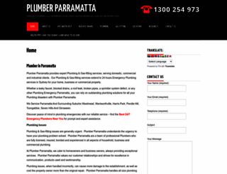 plumber-parramatta.com.au screenshot