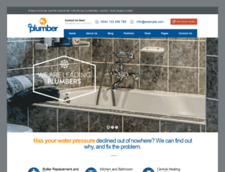 plumber.chimpgroup.com screenshot