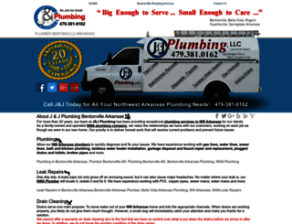 plumberbentonvillear.com screenshot