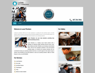 plumberlucan.ie screenshot