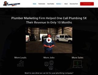 plumbermarketingfirm.com screenshot
