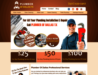 plumberofdallastx.com screenshot