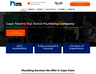 plumbers-capetown.com screenshot