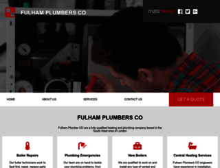 plumbers-in-fulham.co.uk screenshot