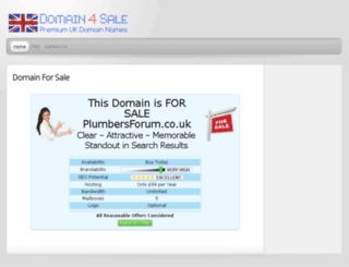 plumbersforum.co.uk screenshot
