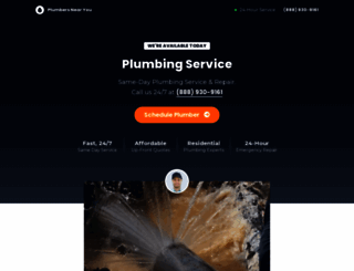 plumbersnearyou.com screenshot