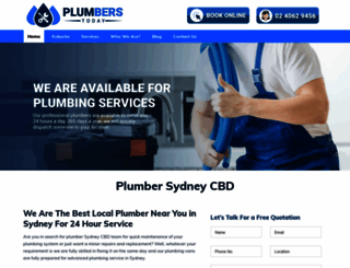 plumberstoday.net.au screenshot