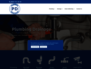 plumbingdrainage.co.uk screenshot