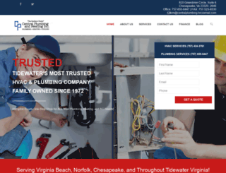 plumbinghvacva.com screenshot