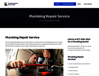 plumbingrepairserviceusa.com screenshot