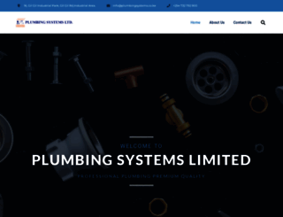 plumbingsystems.co.ke screenshot