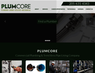 plumcore.com screenshot