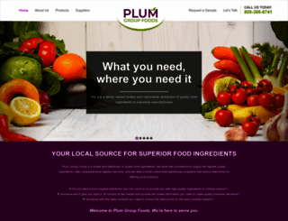 plumgroupfoods.com screenshot