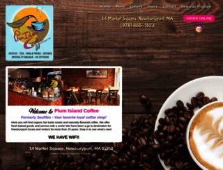 plumislandcoffee.com screenshot