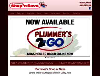 plummersshopnsave.com screenshot