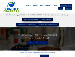 plumstedpharmacy.com screenshot