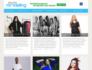 plus-size-modeling.com screenshot