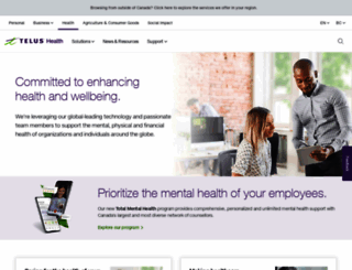 plus.telushealth.co screenshot