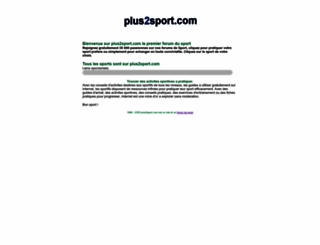 plus2sport.com screenshot