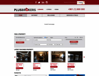 plusbrokers.net screenshot