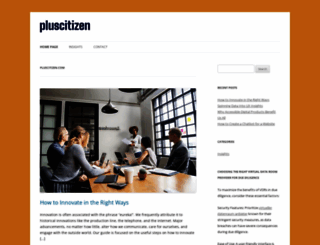 pluscitizen.com screenshot