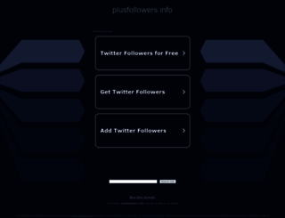 plusfollowers.info screenshot